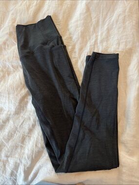 Vitality Heathered Black High-Rise Pocket Leggings Siz Medium
